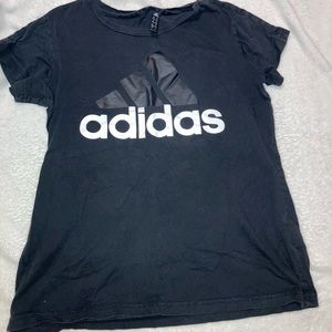 black adidas top